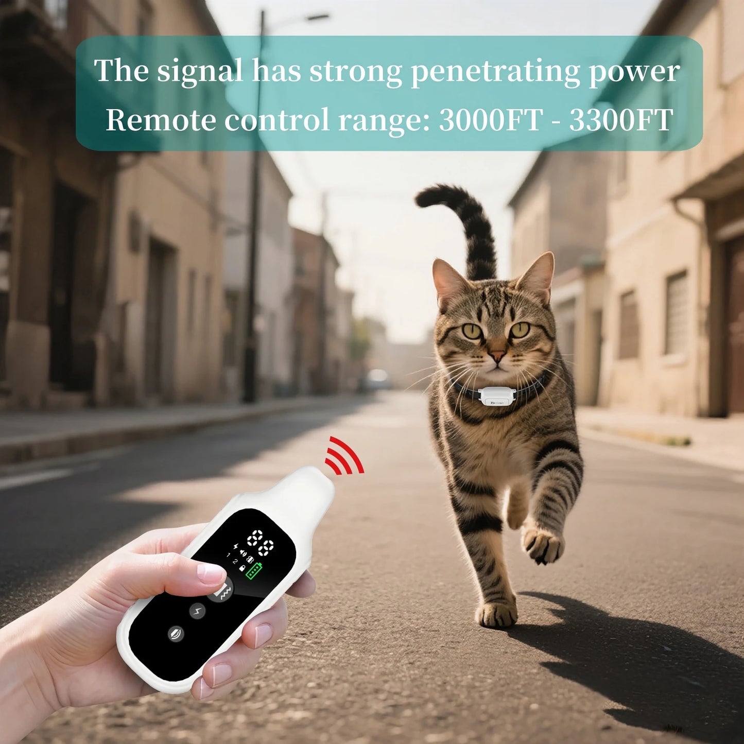 Cat-Command Pro – Precision Remote Training & Behavior Collar