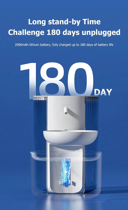 Pure-Flow 3L – Smart Filtration Fountain with Waste Separation