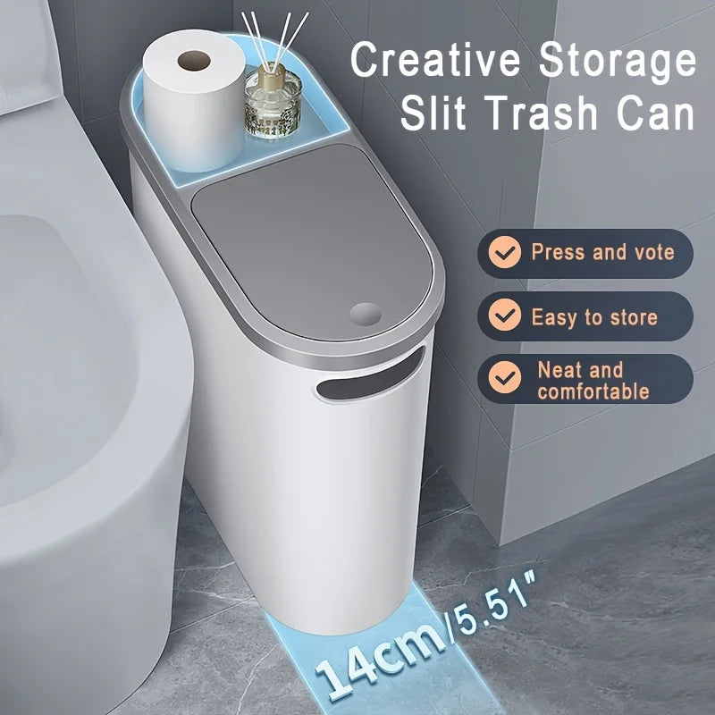 10L Bathroom Trash Can