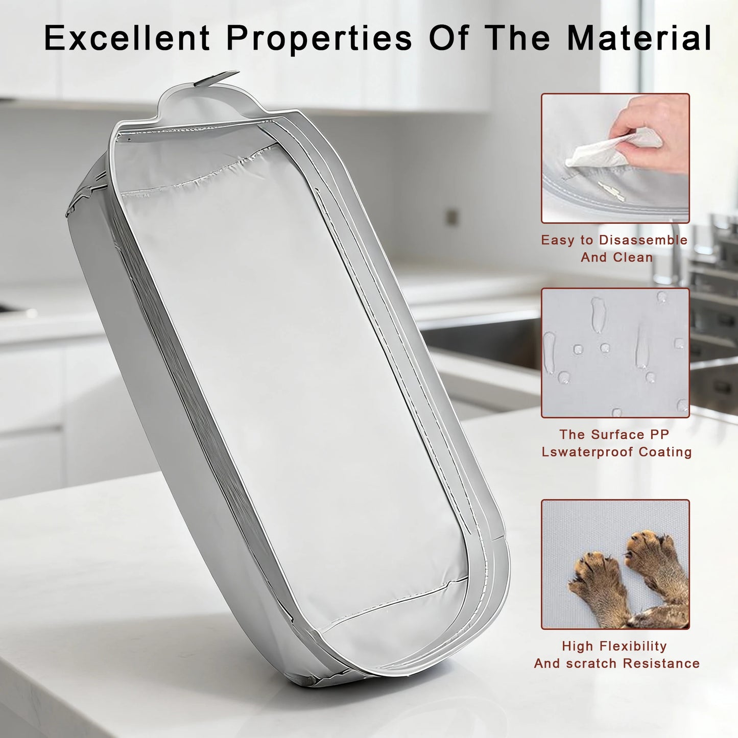 Automatic Cat Litter Box Replace Accessories Soft Fabric Liner  Smart Cat Litter Box Accessories Soft Mat Removable Liner