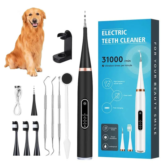 Pet Ultrasonic Teeth Cleaner Puppy Toothbrush Dog Grooming Electric Toothbrush