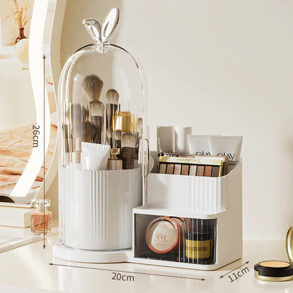 360° Rotating Cosmetic Brush Shelf Organizer Cosmetic