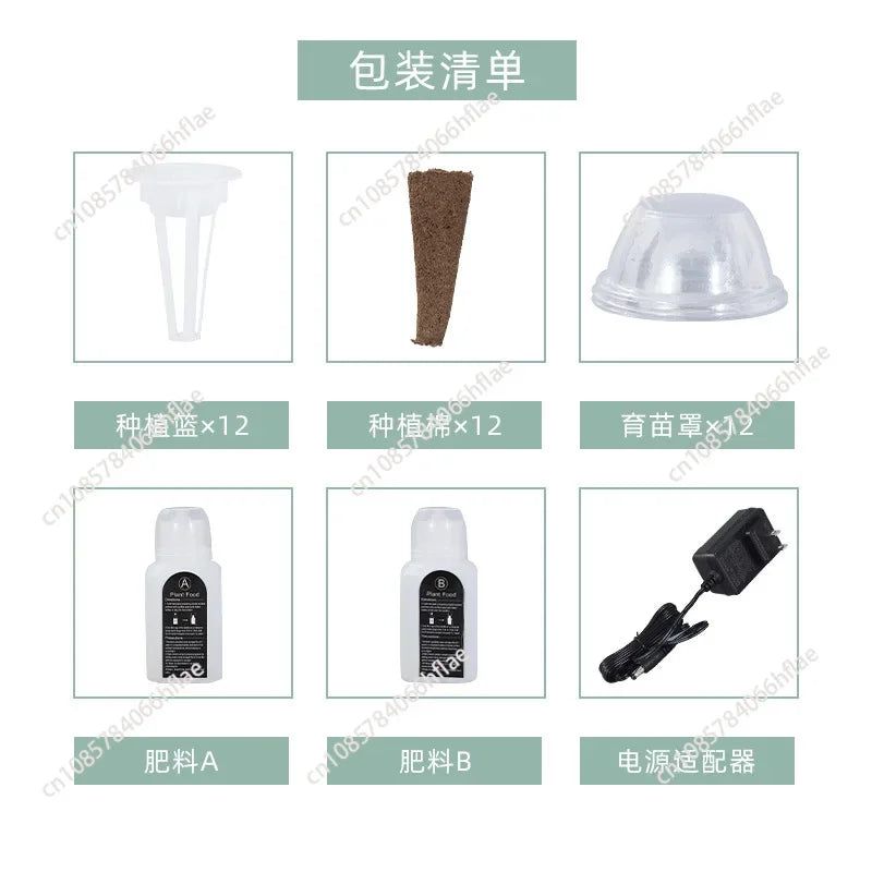 12 Pods Hydroponics Growing System