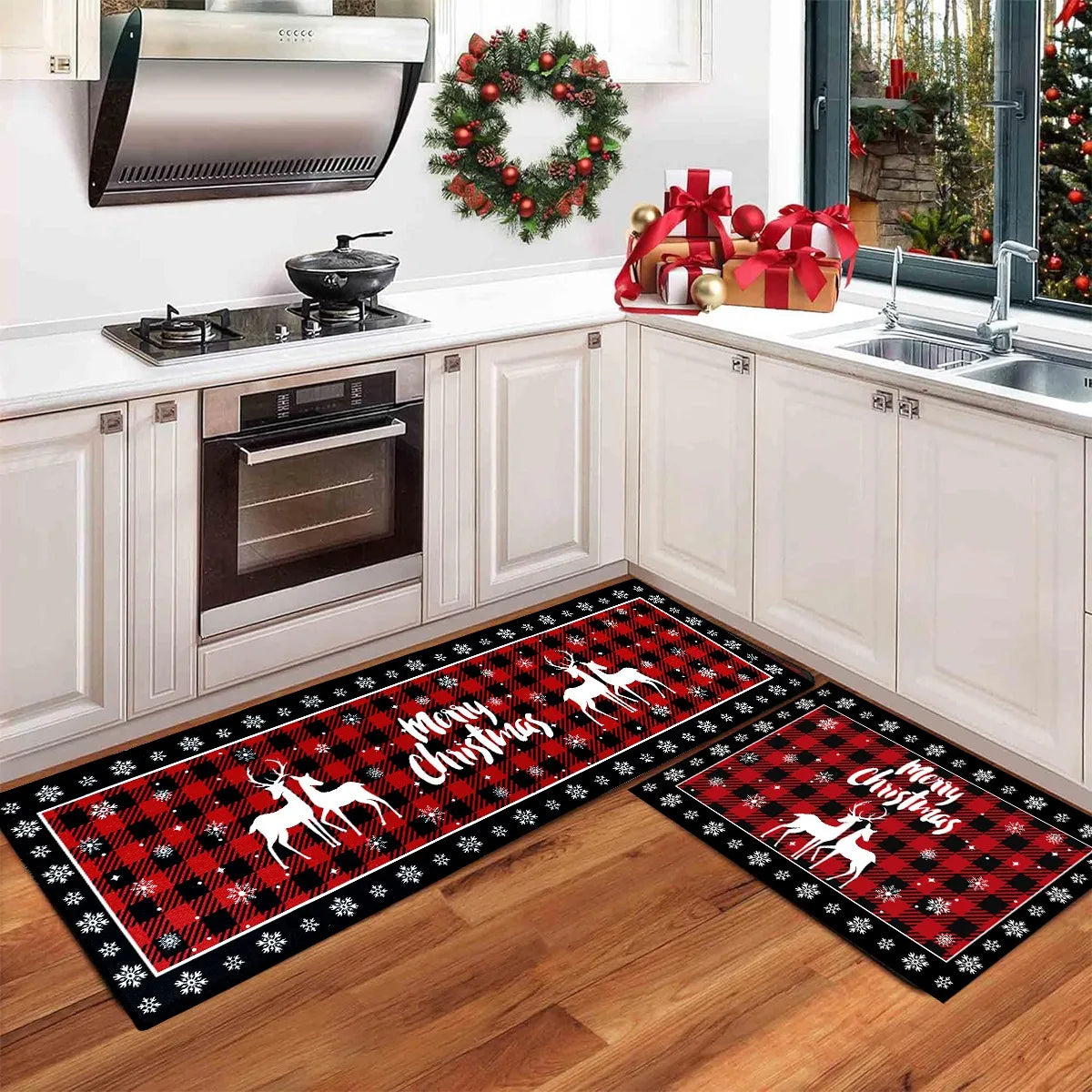 Christmas Kitchen Floor Mats