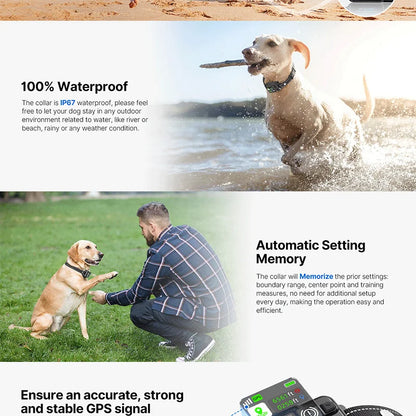2-in-1 GPS Smart Fence – 2025 Wireless Boundary & Bark Stopper