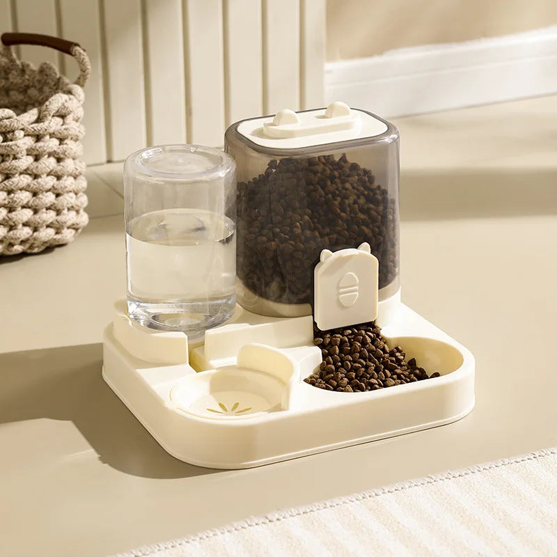 Flow-Master 2-in-1 – Spill-Proof Automatic Feeder & Fountain