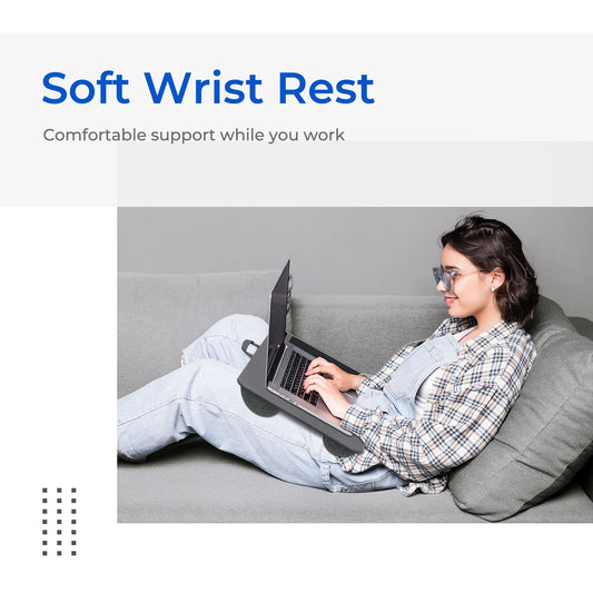 Lap Desk Home Office Pro Mouse Pad and Phone Holder