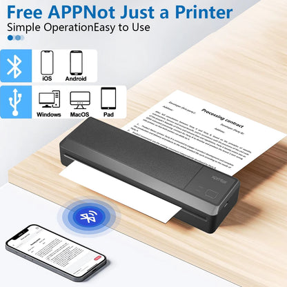 Wireless Portable Bluetooth Thermal Printer