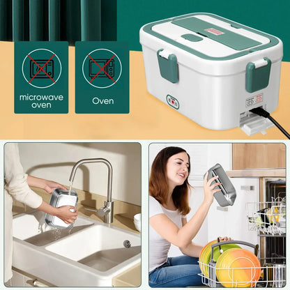Electric Lunch Box Food Warmer 1.8 L 80W