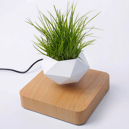 Levitating Air Bonsai Pot Rotation Planters Magnetic