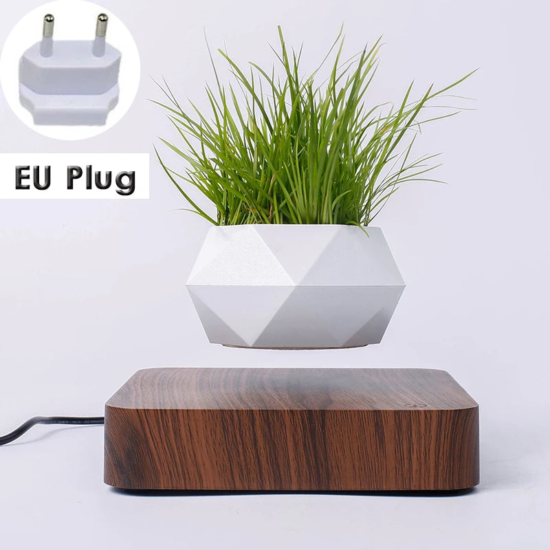 Levitating Air Bonsai Pot Rotation Planters Magnetic