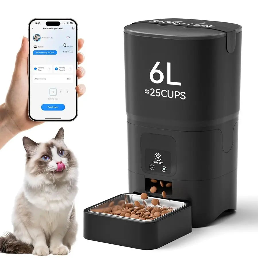 Smart-Feed 6L – Large Capacity WiFi Feeder with Anti-Clog Technology