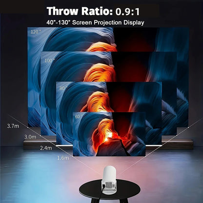 Android 12.0 Portable Projector