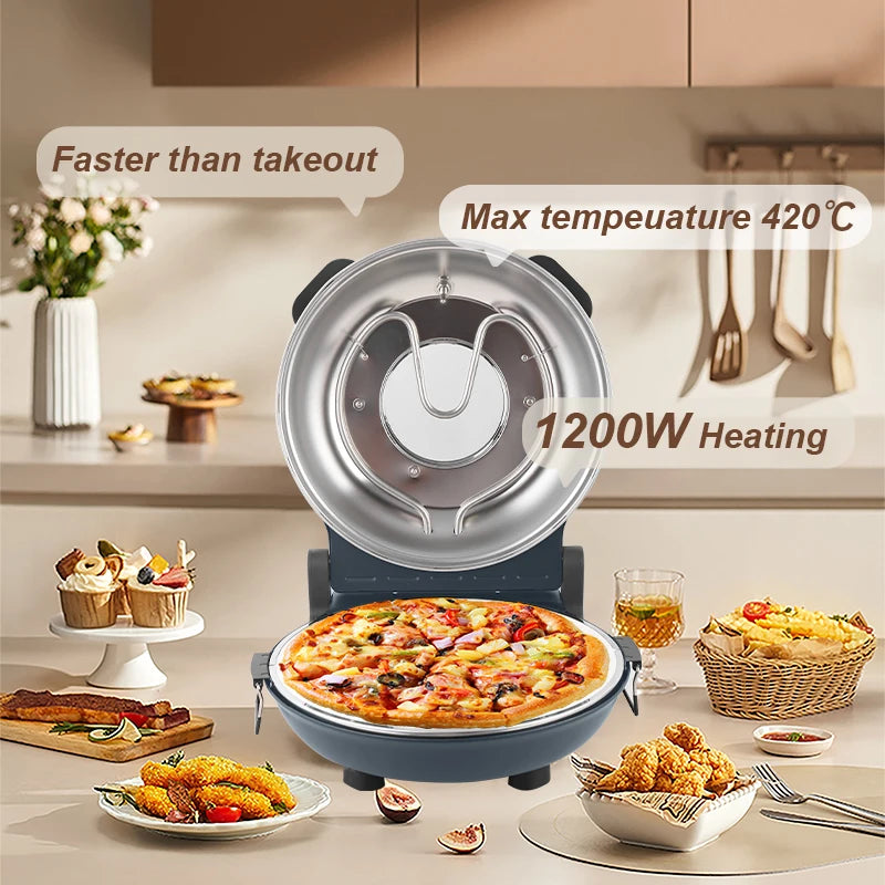 Electric Pizza Maker 1200W 5-Min