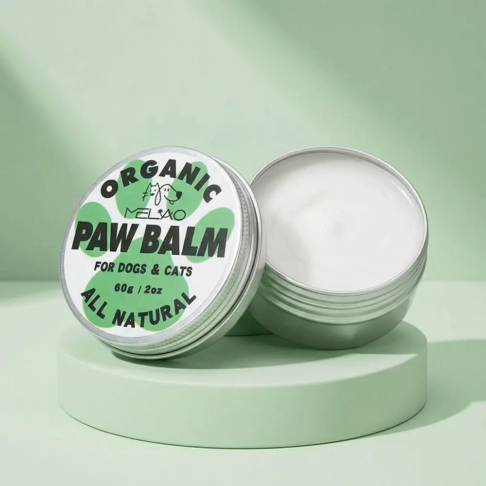 Organic Coconut Pet Paw Balm – Anti-Crack Moisturizing Paw Protection Cream for Dogs & Cats