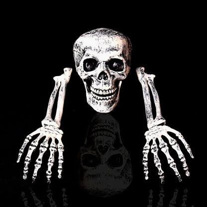 Halloween Decorations Skeleton Hand Bone Outdoor Courtyard  Inserting Scary Ghost Hand Bone Haunted House Halloween Party Props