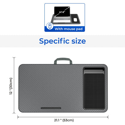 Lap Desk Home Office Pro Mouse Pad and Phone Holder