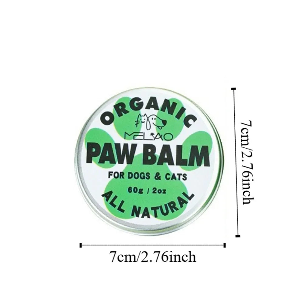 Organic Coconut Pet Paw Balm – Anti-Crack Moisturizing Paw Protection Cream for Dogs & Cats