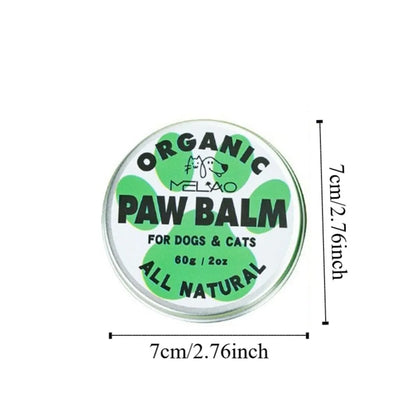 Organic Coconut Pet Paw Balm – Anti-Crack Moisturizing Paw Protection Cream for Dogs & Cats