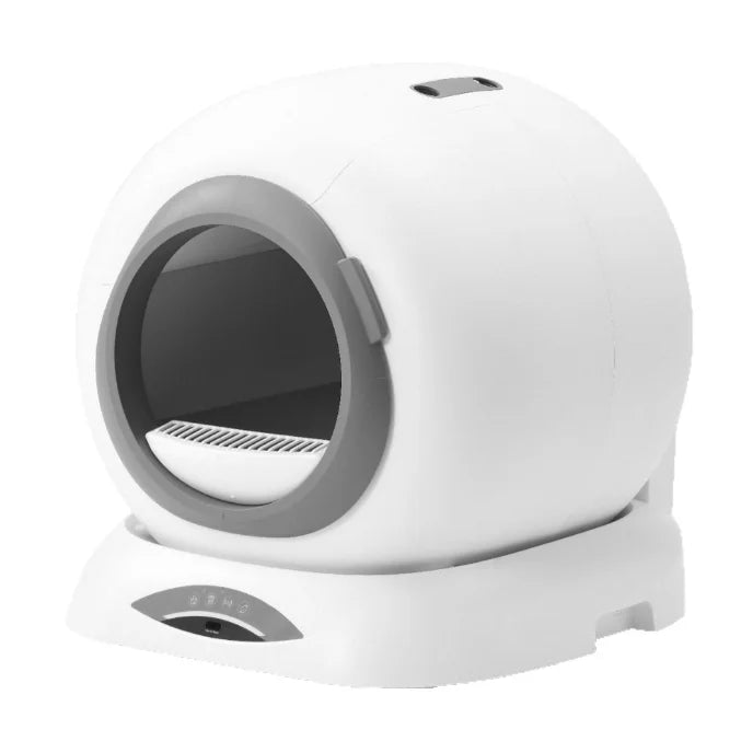 Smart App-Controlled Self-Cleaning Litter Box – Open-Top & Odor-Free