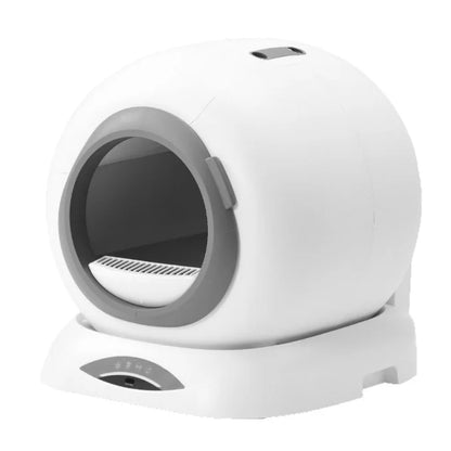 Smart App-Controlled Self-Cleaning Litter Box – Open-Top & Odor-Free