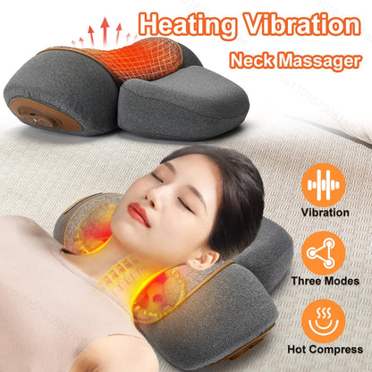 3 In 1 Neck Massager Pillow Electric