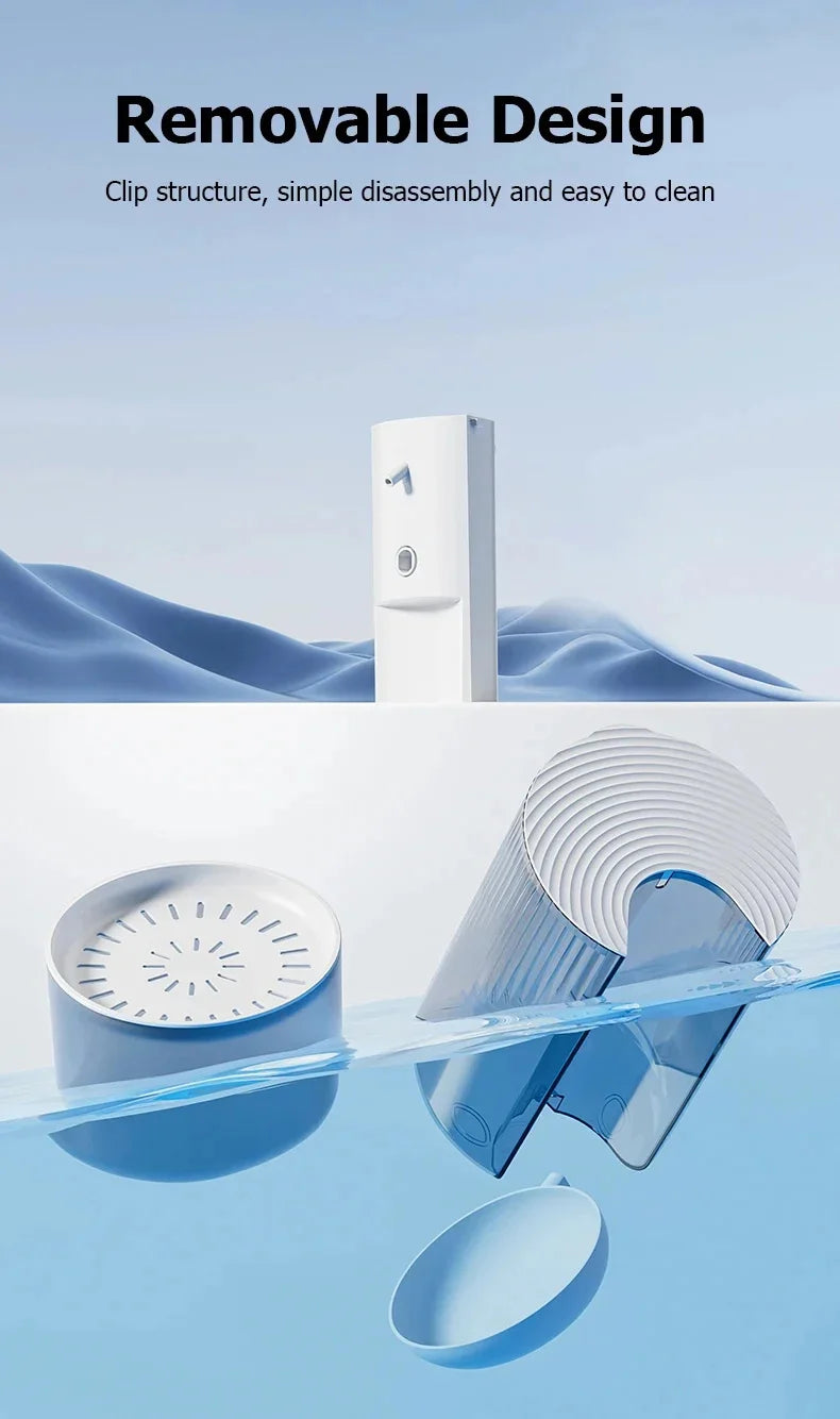 Pure-Flow 3L – Smart Filtration Fountain with Waste Separation
