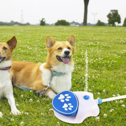 Dog Paw-Activated Water Fountain Sprinkler Toy – Outdoor Drinking & Cooling Pet Water Dispenser