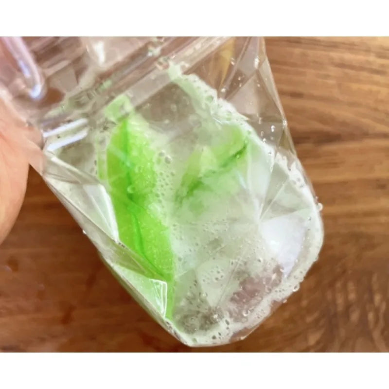 Flexible Bottle Cleaning Brush Soft Pea Sponge Cleaner