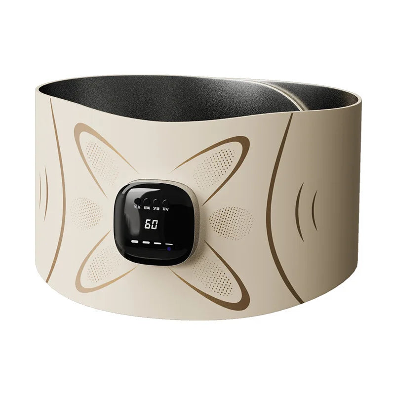 EMS micro-current pulse massager waist and abdomen hot compress belt sports