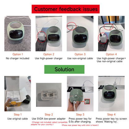 Ivy Smart Planter,Endless Fun Over 49 Rich Expressions,7 smart sensors,AI Chips Make Raising Plants Easy and Fun