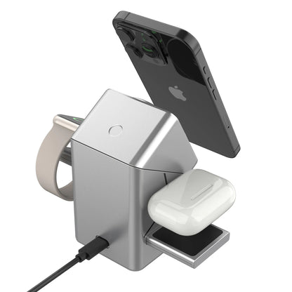 3-in-1 Magnetic Wireless Charging Station 15W 180°