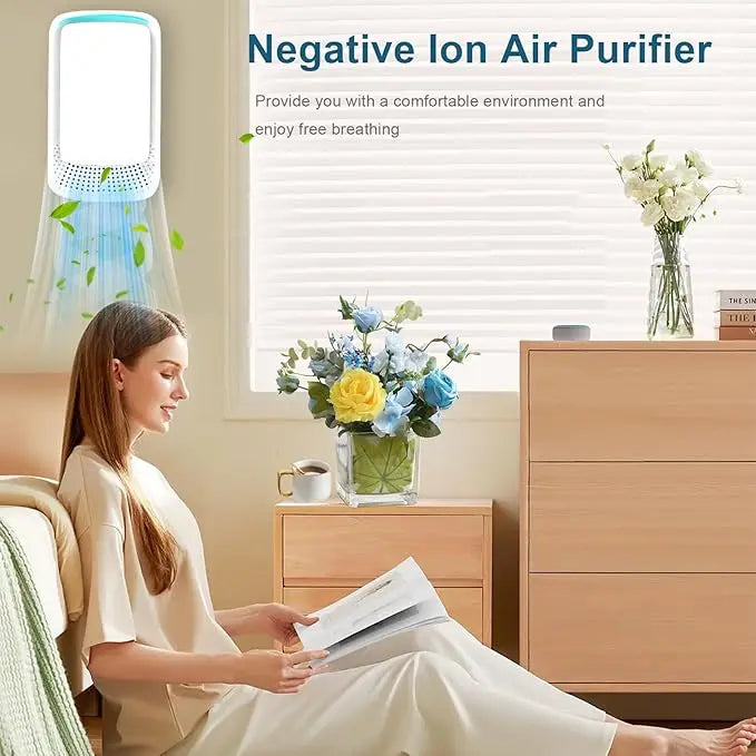 Pure-Air Mini Ionizer – Portable Deodorizer & Negative Ion Purifier