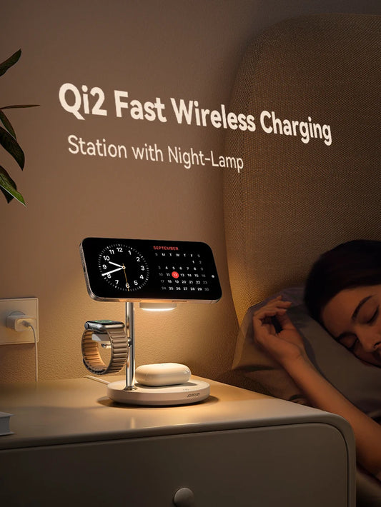 Magnetic Charging Station for Apple Fast Wireless Charger for iPhone