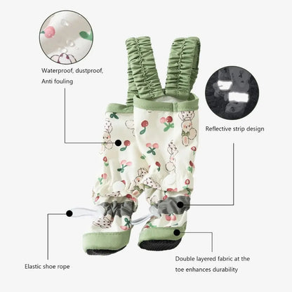 Pet Strolling Going Out Dust-proof Four Legged Pants Dog Boot Waterproof Leggings Dog Jumpsuit Shoes