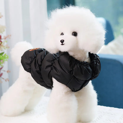 Soft Warm Dog Clothes Winter Padded Puppy Cat Coat Jacket For Small Medium Dogs Chihuahua French Bulldog Poodle Vest Pet Outfit