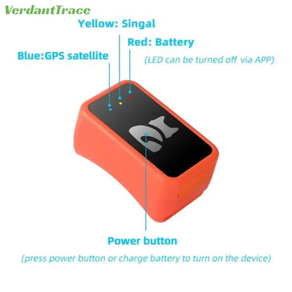 Verdant Trace 4G Small Pet GPS Tracker Collar