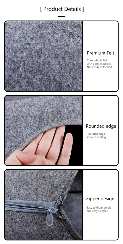 Interactive Round Cat Tunnel Bed – Donut Felt Nest, Scratcher & Sleeping Cushion for Kittens & Cats