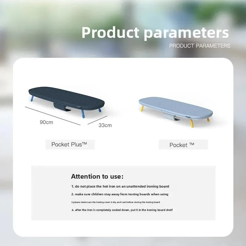 Ironing board Household folding desktop electric iron Ironing pad Mini ironing table