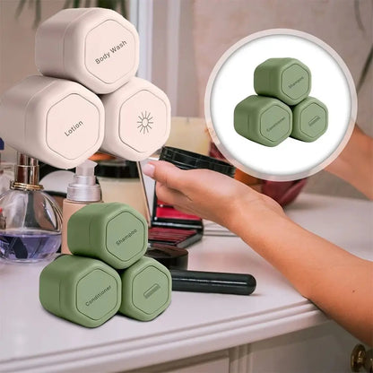 3Pcs Empty Sample Jars travel Containers