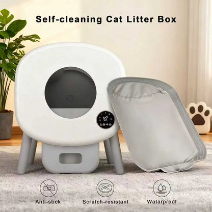 Automatic Cat Litter Box Replace Accessories Soft Fabric Liner  Smart Cat Litter Box Accessories Soft Mat Removable Liner