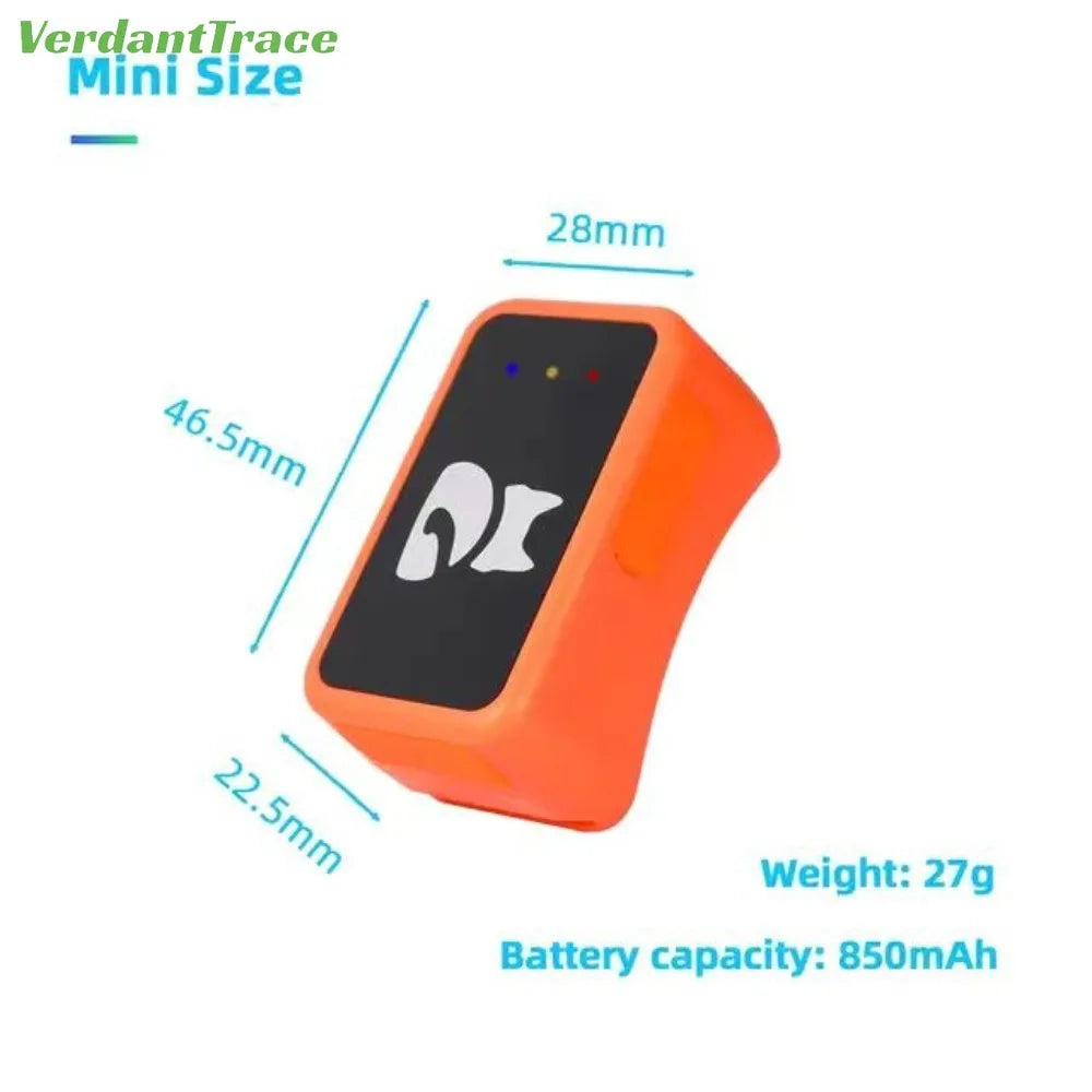 Verdant Trace 4G Small Pet GPS Tracker Collar