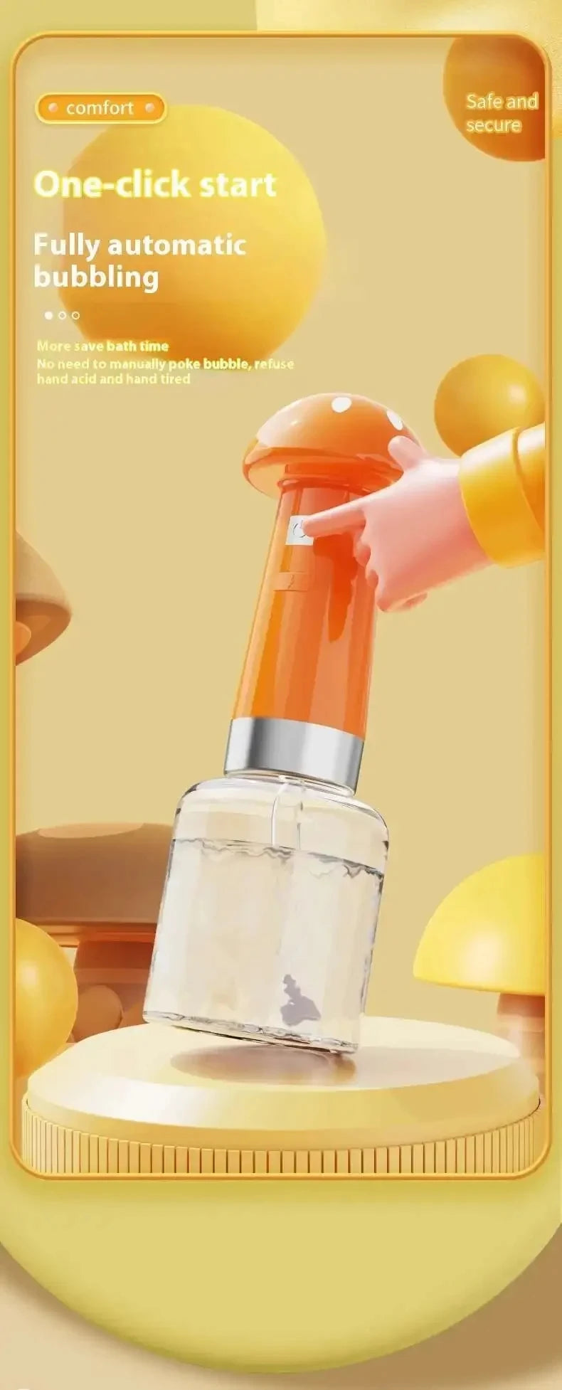 USB Rechargeable Pet Shower Foaming Machine – Automatic Soap Dispenser & Pet Washing Bubbler