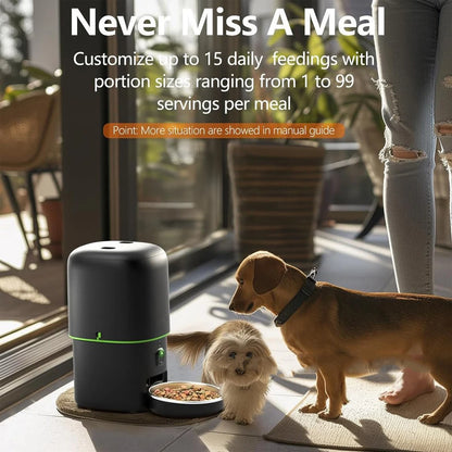 Vision-Feed 2L – Smart WiFi Camera Feeder with Stainless Steel Bowl