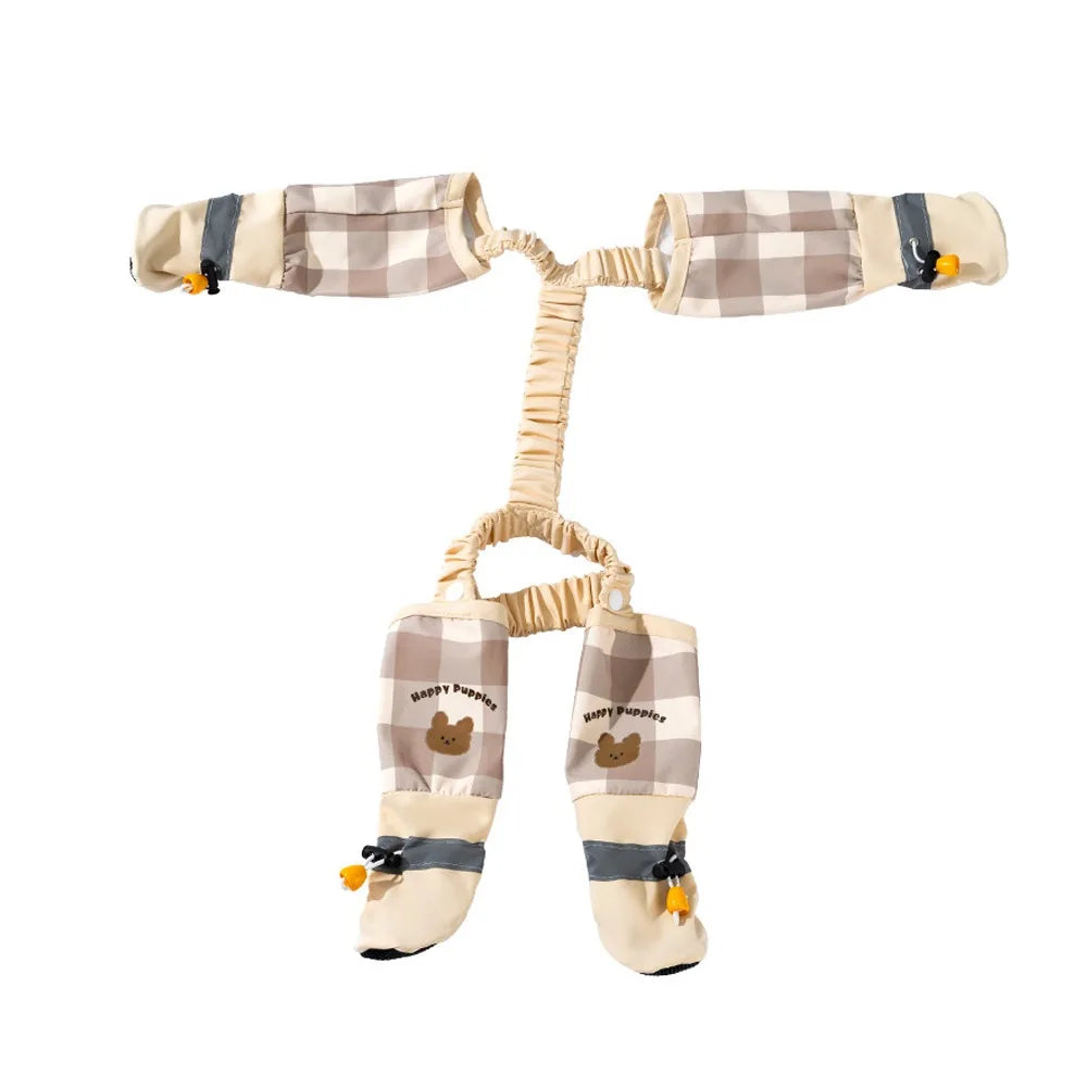 Pet Strolling Going Out Dust-proof Four Legged Pants Dog Boot Waterproof Leggings Dog Jumpsuit Shoes