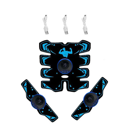 New USB Rechargeable EMS Muscle Stimulator ABS Arm 3 IN 1 Trainer Smart