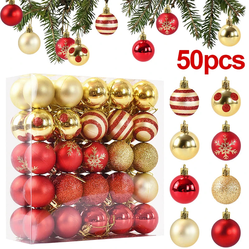 50Pcs Christmas Tree Balls